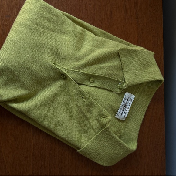 Vintage Cotton Green Polo Shirt - Picture 1 of 3